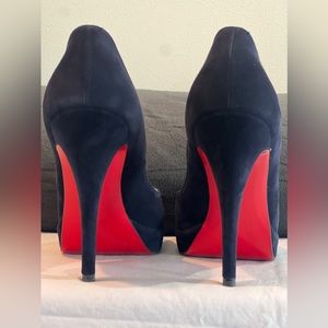 Christian Louboutin Navy Blue suade